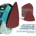 thumbnail image 3 of 100 Pcs Triangle Sanding Pads Sand Paper Sander Tool Sanding Pads Multi Tool Sanding Pads Oscillating Tool Sanding Pad Sanding Sheets, 3 of 8
