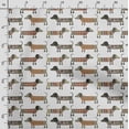 thumbnail image 3 of Soimoi Dog Printed,Cuddle Minky Fabric, Sewing Fabric by The Yard 56 Inch Wide,Decorative Plush Soft Fabric, Baby Garments, Toys and Blankets, White & Gray, 3 of 5
