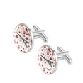 thumbnail image 2 of Valentine's Day Elegant Stainless Steel Cufflinks for Formal Attire - for Weddings and Business Meetings, 2 of 6