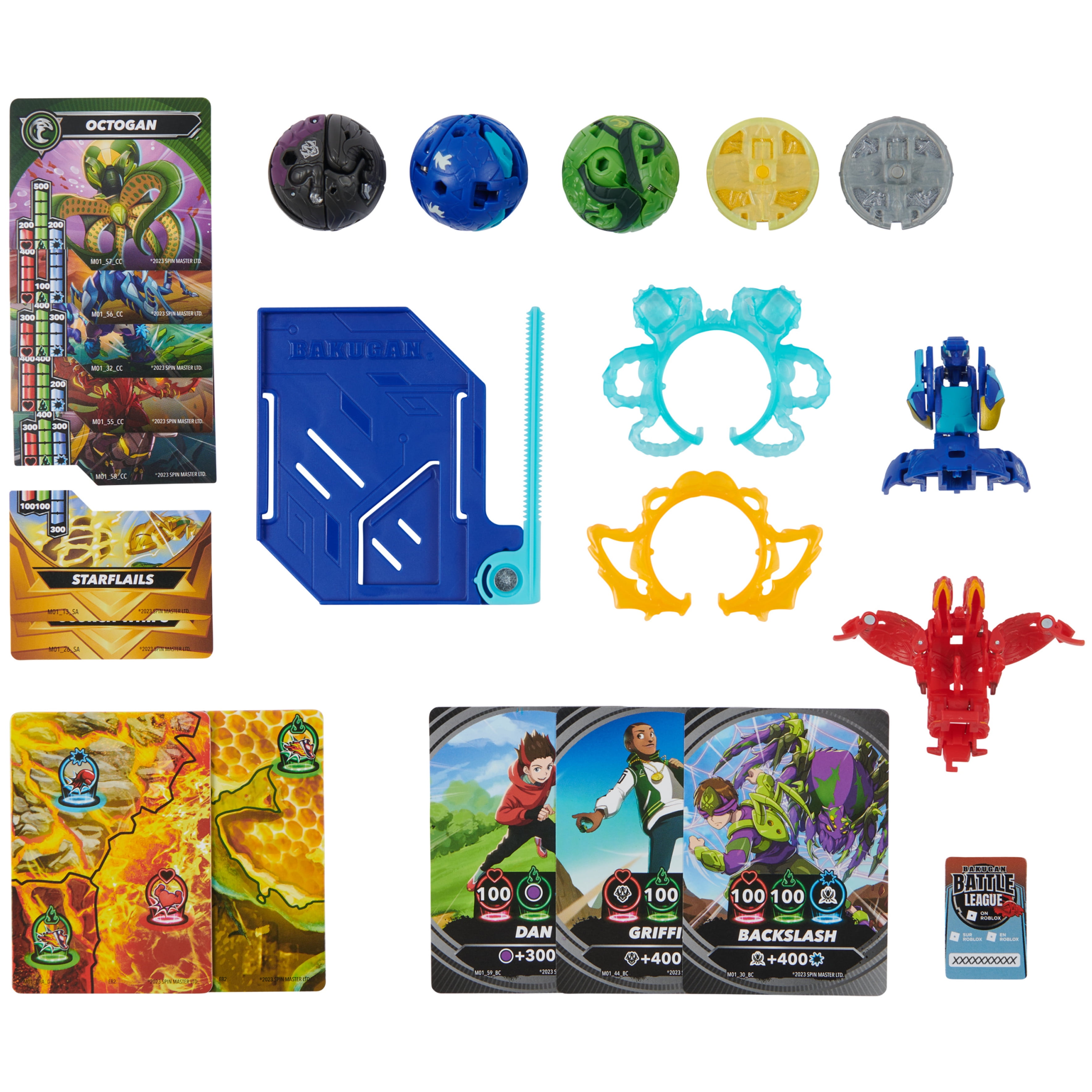  Bakugan Battle 5-Pack, Special Attack Bruiser, Dragonoids,  Hammerhead, Nillious; Customizable, Spinning Action Figures, Kids Toys for  Boys and Girls 6 and up : Toys & Games