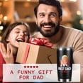 thumbnail image 3 of Dad Birthday Gift for Dad Best Dad Ever Gifts Dad Gifts from Daughter Gifts for Dad Who Wants Nothing Fathers Day Mug Gifts from Son Presents for Dad Stuff Gifts for Dad Tumbler New Dad Gifts, 3 of 6