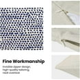 thumbnail image 6 of Navy Blue Pillow Covers 18x18 Inch Set of 2 Polka Dot Outdoor Decor Throw Pillows for Couch Modern Boho Design Watercolor Aesthetic Decorative Cushion Cases for Home Sofa Bed Decorations, 6 of 6