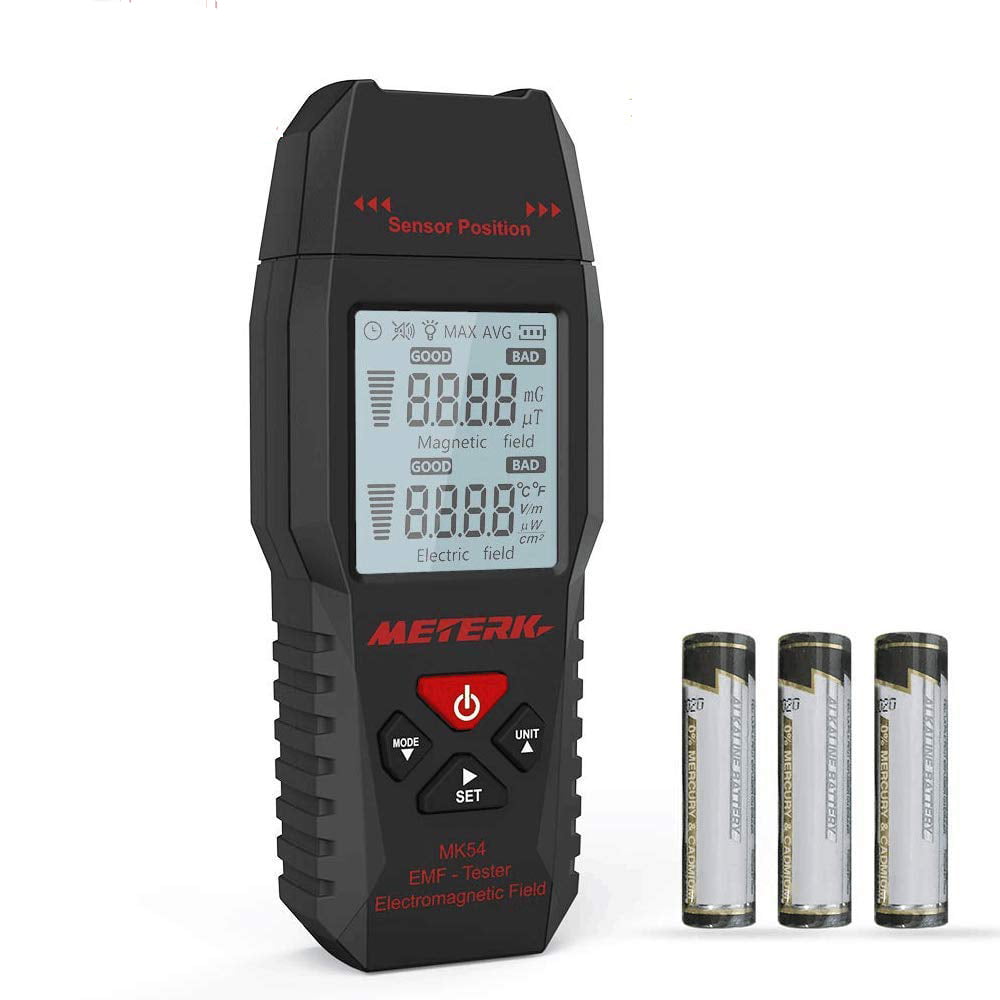Details about   EMF Meter Electromagnetic Field Radiation Detector Portable Digital LCD Tester