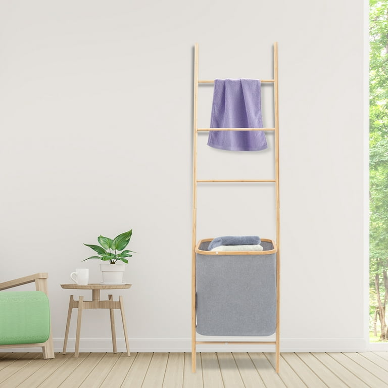 Bamboo clothes ladder hot sale