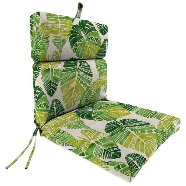 Jordan Manufacturing 22" x 44" Green Rectangle Chair Outdoor Seating