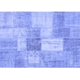 thumbnail image 1 of Ahgly Company Indoor Rectangle Patchwork Blue Transitional Area Rugs, 3' x 5', 1 of 4