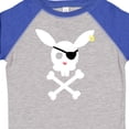 thumbnail image 4 of Inktastic Cute Easter Pirate Bunny with Eyepatch and Earring Boys or Girls Toddler T-Shirt, 4 of 5