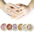 thumbnail image 2 of UDIYO Simulation Rose Marguerite Sakura Decals Wood Pulp Slices Nail Art Decorations, 2 of 7