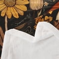 thumbnail image 3 of Groovy Flowers Sherpa Blanket Queen Size, 70S Retro Floral Throw Blanket 80S 90S Hippie Flower Fleece Blanket Vintage Boho Psychedelic Mushrooms Fuzzy Blanket Decorative Sofa Couch, 3 of 5