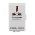 thumbnail image 3 of SW-S12 100W 110V/120V to 220V/240V Step-Up Down Voltage Transformer Converter Travel Dual Channel P, 3 of 5