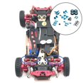 thumbnail image 1 of de actualización 1:28 , oscilante e inferior, varilla de dirección , Servo, enlace de dirección para 284131 , Blue Yotijar  piezas de actualización de coche rc, 1 of 10