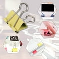 thumbnail image 5 of Clip Longue Queue, 12pcs Multi Couleur Papier Bureau Dovetail Clip Fichier Bureau Clip Haut de Gamme Performance, 5 of 5