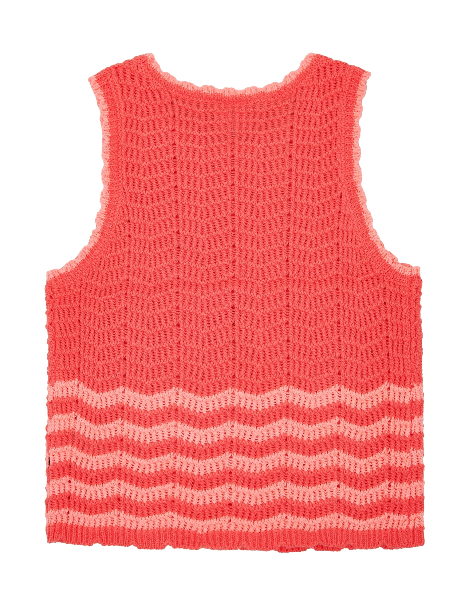 Wonder Nation Girls Crochet Sweater Tank, Sizes 4-18 & Plus