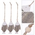 thumbnail image 4 of HTOOQ 8pcs Wooden Fish Pendants Hawaii Style Hanging Decor Decor Home Decor, 4 of 9