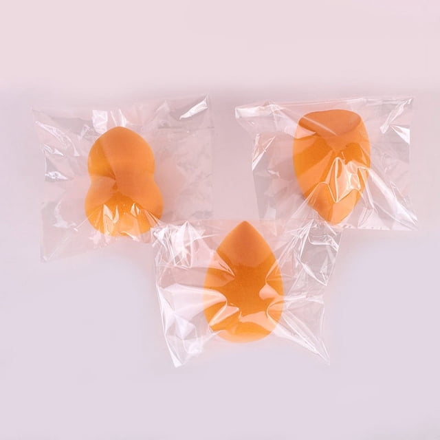 Esponja de maquillaje de poliuretano Beauty Egg, en envases separados, para usos secos y húmedos, borla para polvos de doble uso, bola de maquillaje sin látex