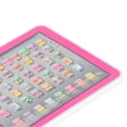 thumbnail image 3 of Children Baby Tablet Educational Toys Electronic Machine Early Learning English Study TabletPink, 3 of 4