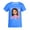 Blue, variant on Girls Super Soft Short Sleeve T-Shirts Cute Anime Aphmaus Print Summer Tops Tees Graphic Blouse Birthday Gifts