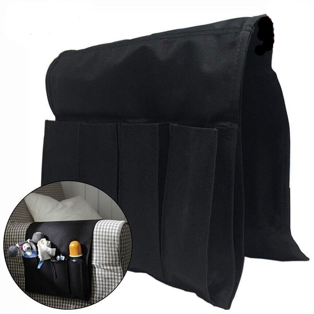 ALUED Sofa Armrest Organizer 4 Ports TV Remote Control Holder Chair