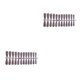 thumbnail image 2 of Uñas postizas Seitruly 24 piezas cobertura completa en forma de T decoración de manicura, 2 of 6