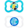 Mam - Air 6+ Silicone Pacifier 2 Pack Wi
