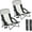 BLACK, variant on Sunnyfeel Folding Low Camping Beach Chair , Lightweight Portable Lawn Chair with Mesh Back, Foldable Camp Backpack Chairs with Carry Bag