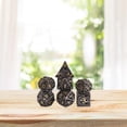 thumbnail image 2 of braveheart 7Pcs Hollow Metal DND Dice Set with Carry Case for D&D PRG Math Teaching, 2 of 9