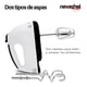 thumbnail image 3 of Batidora De Mano Nevashel Ad-6633b Batidora De Inmersion 7 Velocidades 260w Blanca 120v, 3 of 5