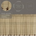 thumbnail image 2 of VHC Brands Abilene, Cotton, 36x36x16, Star, Swag Set of 2, Tan, 2 of 5