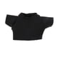 thumbnail image 3 of Camiseta a escala 1/6, ropa para muñecas de 2 pulgadas de largo, blusa ajustada, blusa corta Negro, 3 of 8