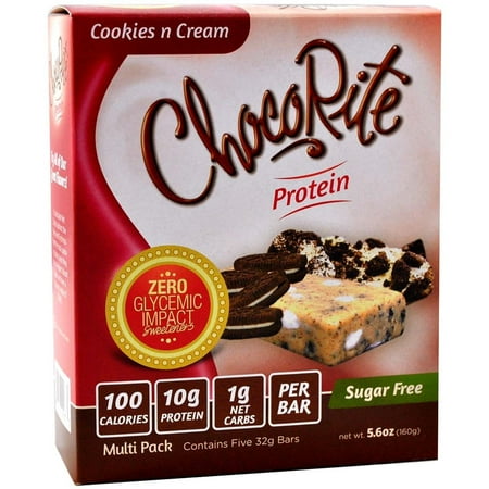 Diet Bar Cookie - CHOCORITE - High Protein Diet Bar |Cookies n Cream| Sugar Free, Low Calorie, Cholesterol Free