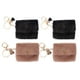 thumbnail image 1 of 4 mini billeteras con llavero para mujer, monedero pequeño, monedero peludo, contenedor de monedas, 1 of 7