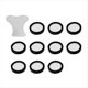 thumbnail image 1 of Accesorios para Humidificador y Atomizador con Disco de Cerámica de 20 mm Kit de Repuesto de Disco de Cerámica para Máquina de Humo, 1 of 6