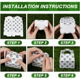 thumbnail image 4 of 16Pcs 3.1x2.4x4.3 Inch Mini Soccer Party Treat Boxes White Soccer Cardboard Boxes Candy Cookies Gift Paper Box with Handles, 4 of 6