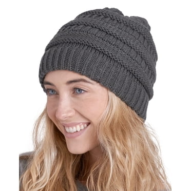 Winter Warm Soft Beanie – Cable Knitted Hat, One Size Fits Most, Unisex