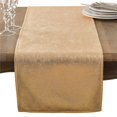 thumbnail image 1 of SARO 1793.GL1572B 15 x 72 in. Rectangle Metallic Glam Table Runner  Gold, 1 of 1