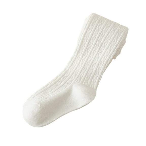 Caoirhny Kids Girls Pantyhose, Elastic Waist Solid Color Lolita Stockings Slim Fit Socks Tights