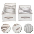 thumbnail image 4 of 2pcs Armoire Vêtements Organisateurs PVC Pratiques Boîtes de Rangement Boîtes à Vêtements, 4 of 6