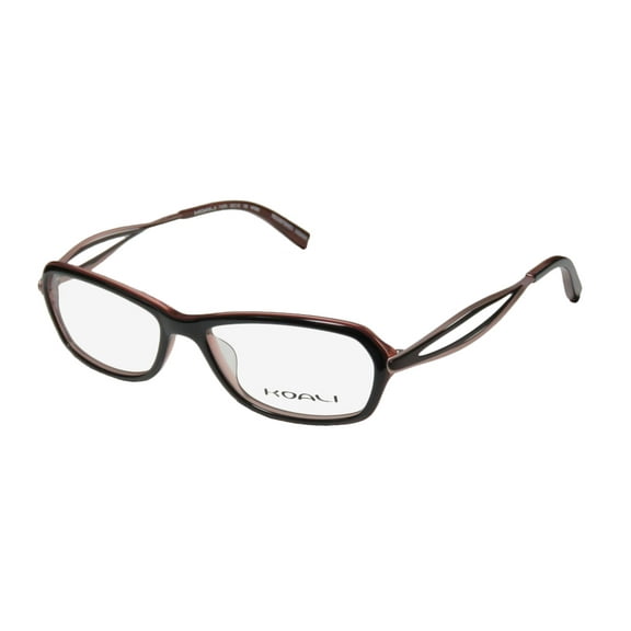 NEW KOALI 7127K WOMENS/LADIES DESIGNER FULL-RIM BLACK / BROWN / BLUSH FRAME DEMO LENSES 52-15-135 EYEGLASSES/EYEWEAR