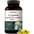 thumbnail image 1 of Suplemento NatureBell L-Lisina en cápsulas de 1000 mg y 250 mg de quercetina, 1 of 6
