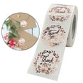 thumbnail image 3 of KLKCMS 500 Pcs/rouleau Autocollants Merci Rouleau, Emballage de Vos Produits, Colis, Sacs, 2,5 cm, 3 of 9