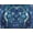 Blue Mirrored Medallion, variant on Women's Plus Size Petite Plus Size 3/4 Sleeve Boatneck Swing Dress