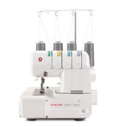 Angle View: SINGER 14J250 Stylist II Serger Overlock Machine with 2-3-4 Thread Capability and Differential Feed
