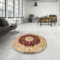 thumbnail image 3 of Ahgly Company Indoor Rectangle Traditional Fire Brick Red Persian Area Rugs, 3' x 5', 3 of 6