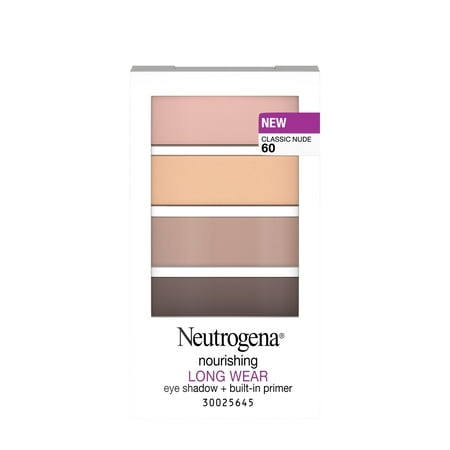 Neutrogena Long Wear Eye Shadow/Built-in Primer, Classic Nude,.24 oz