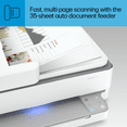 thumbnail image 5 of Restored Hewlett Packard Envy 6458E Wireless Color All-in-One Printer (223R3AR#1H3) (Refurbished), 5 of 9