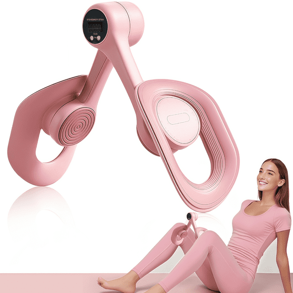 Aovd 2026 Upgraded Thigh Master Pelvic Floor Exercise Devices with Counter, Inner Thigh Exerciser for Women, Thigh Slimmer Pelvic Floor Strengthening Exercise Equipment for Home(Pink)