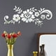 thumbnail image 1 of Pegatinas de pared de espejo 3D acrílico con diseño de flores de ratán, decoración del hogar a la moda, bricolaje, decoración de interiores, calcomanías de espejo, oro y plata, 1 of 2