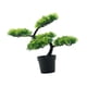 thumbnail image 1 of Bonsái artificial compacto, planta artificial en maceta para escritorio, mesa, entrada del hogar Verde claro, 1 of 9