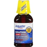 Equate Nite Time Cherry Cough Liquid, 10 fl oz