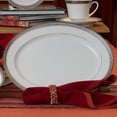 thumbnail image 3 of Noritake Crestwood Platinum Large Oval Serving Platter, 3 of 5